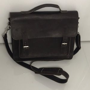 Custom Rugged Leather Messenger Bag Brand New!  Make an offer!